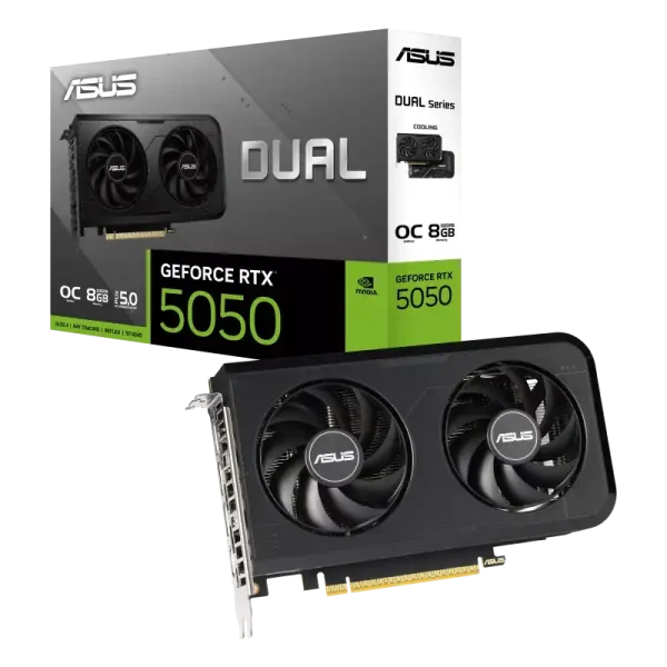 ASUS Dual GeForce RTX 5050 8GB GDDR6 OC Edition