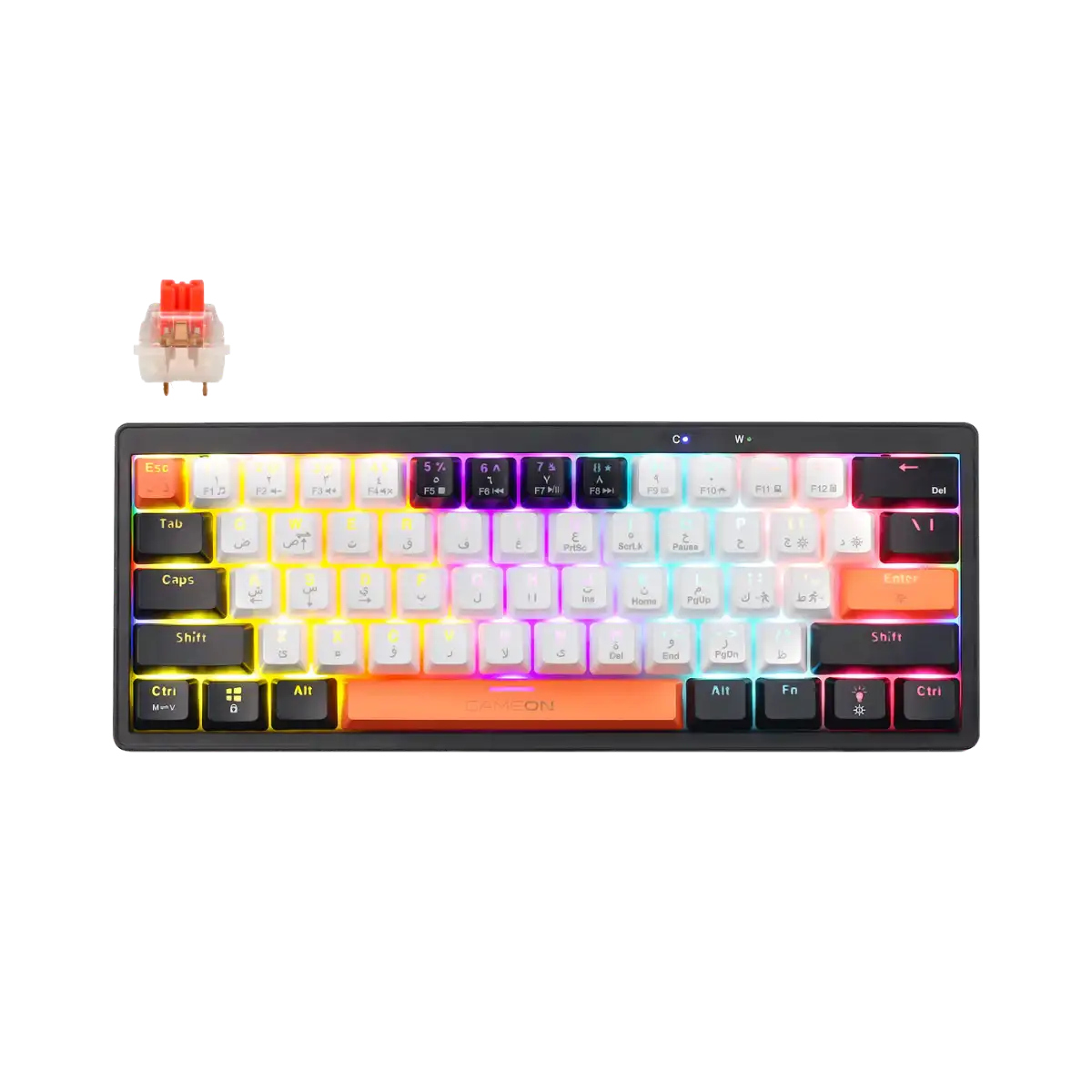 GAMEON AEROX Series GOMK160-RS 60% RGB Mechanical Wired Gaming Keyboard GAMEON AEROX Series GOMK160-RS 60% RGB Mechanical Wired Gaming Keyboard