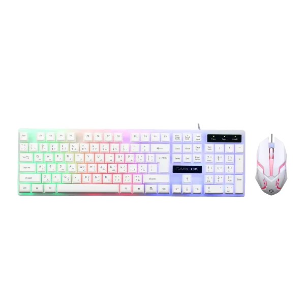 GAMEON DOMINION Series GO21KM-W RGB Wired Keyboard & Mouse 2 in 1 Combo