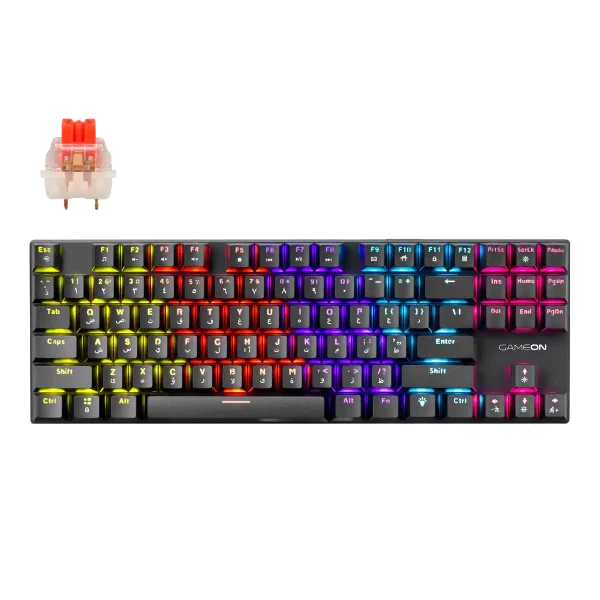 GAMEON KENORA Series GOMK87-RS 80% RGB Mechanical Wired Gaming Keyboard