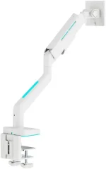 ⁦ذراع شاشة أحادي GamerTek Pivot Single RGB Monitor Arm Support 17- 49 Screens⁩ - الصورة ⁦3⁩