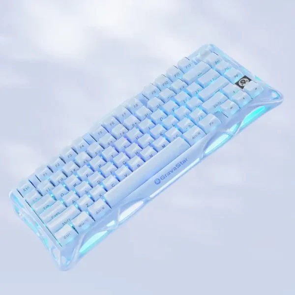 Mercury K1 Special Edition Ice Blue 75% 79 keys + knob