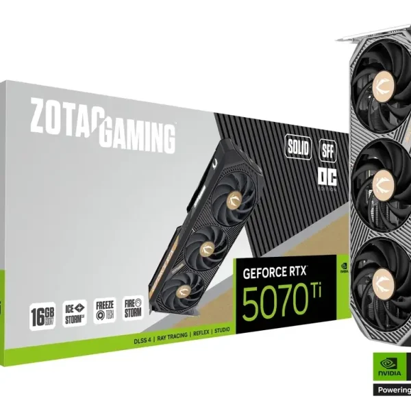 ZOTAC GAMING GeForce RTX 5070 Ti SOLID SFF OC 16GB