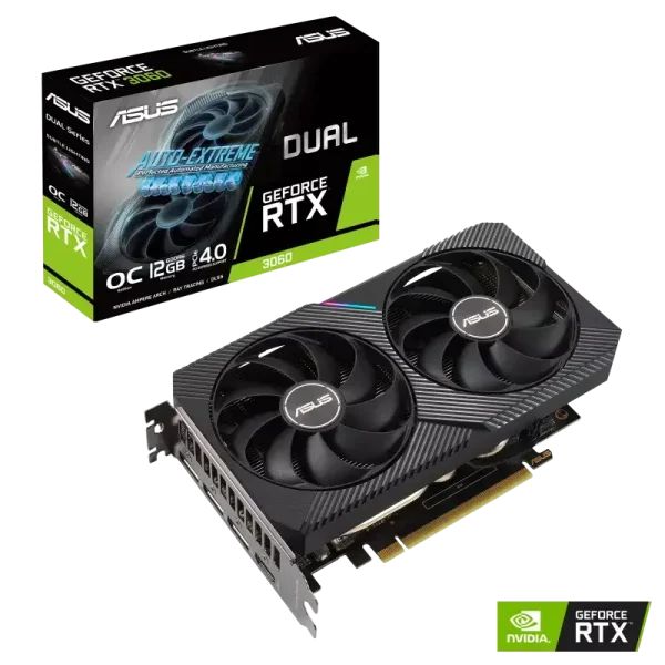 ASUS Dual GeForce RTX 3060 OC Edition 12GB GDDR6