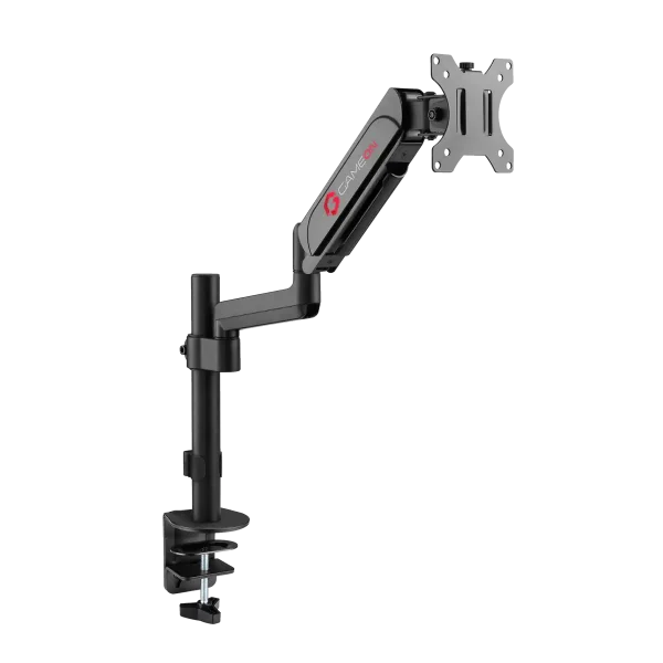 GAMEON GO-3363 Pole-Mounted Spring-Assisted Single Monitor Arm