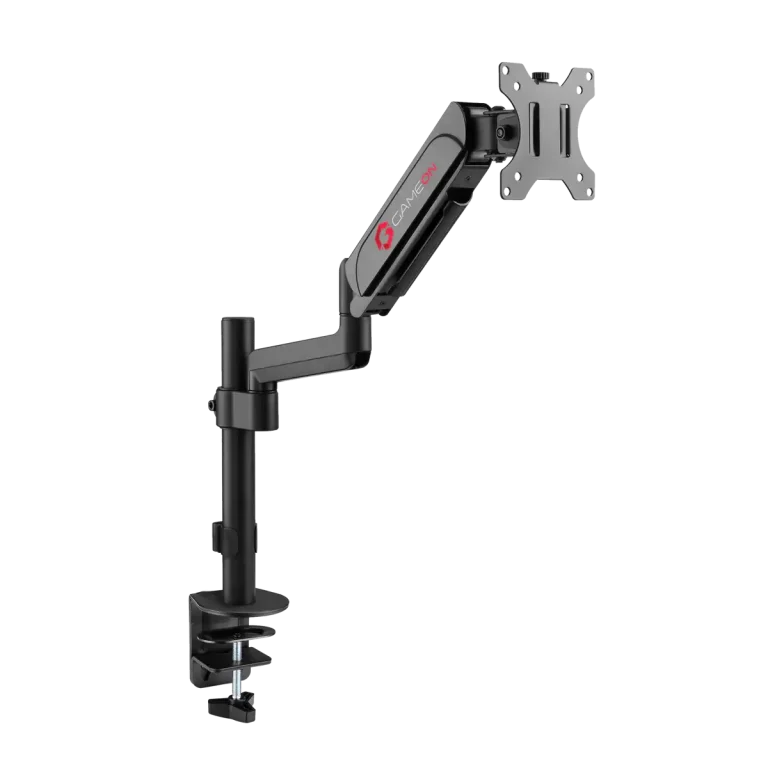 GAMEON GO-3363 Pole-Mounted Spring-Assisted Single Monitor Arm