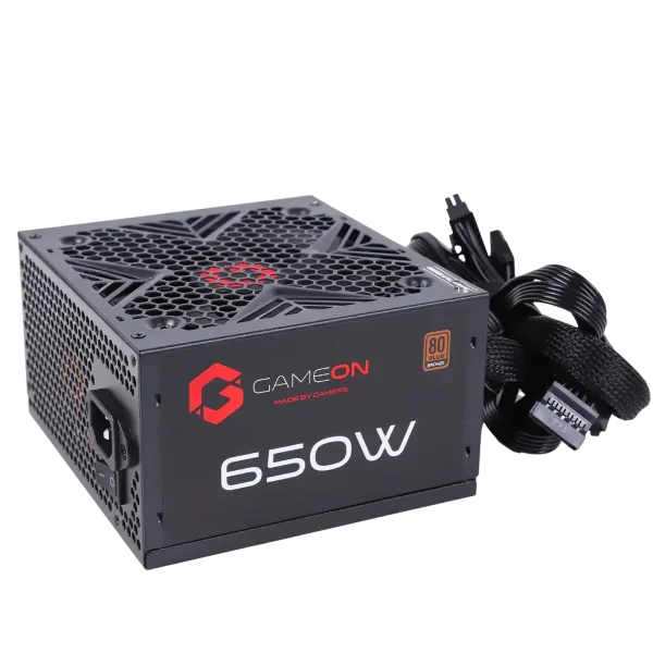 GAMEON - SPY2 ATX 650 WATTS 80 PLUS BRONZE Gaming Power Supply