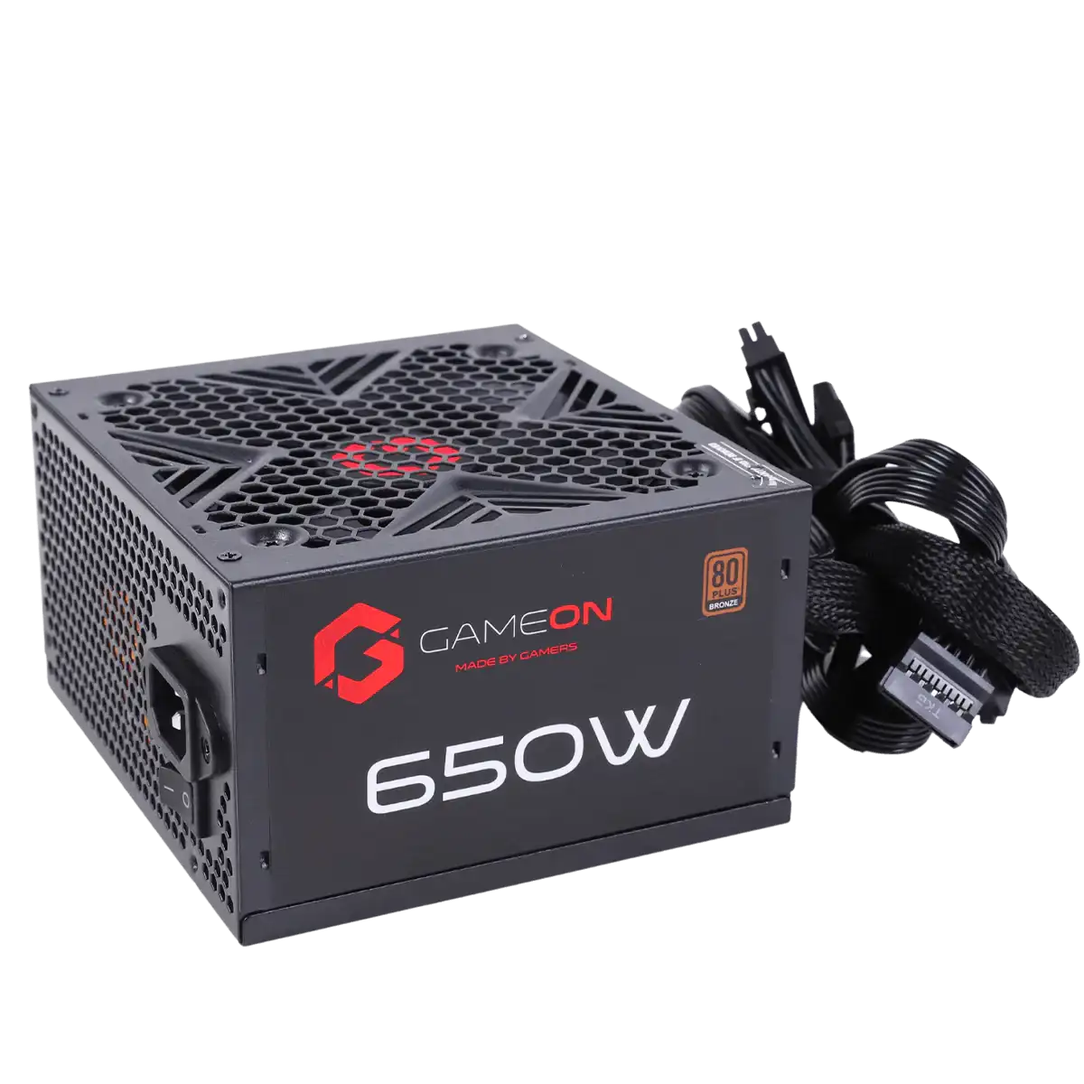 GAMEON - SPY2 ATX 650 WATTS 80 PLUS BRONZE Gaming Power Supply GAMEON - SPY2 ATX 650 WATTS 80 PLUS BRONZE Gaming Power Supply