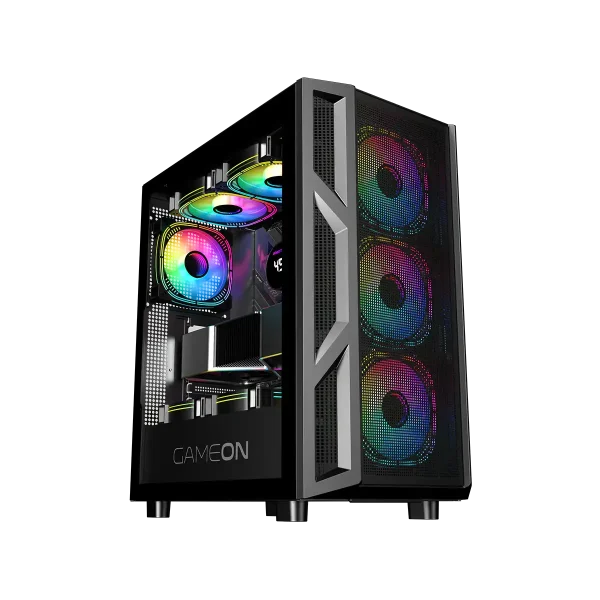 GAMEON Trident IV-M POWERFORGE Series Mid Tower Gaming Case