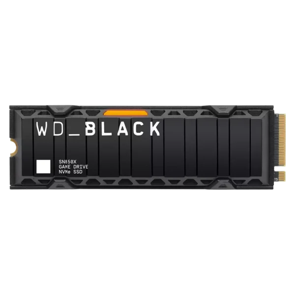 WD BLACK SN850X NVMe SSD 2TB 7300MBs With Heatsink