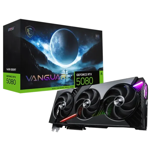 MSI GeForce RTX 5080 16G VANGUARD SOC