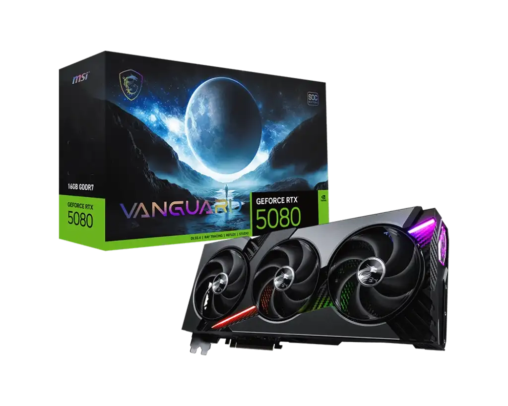 MSI GeForce RTX 5080 16G VANGUARD SOC MSI GeForce RTX 5080 16G VANGUARD SOC