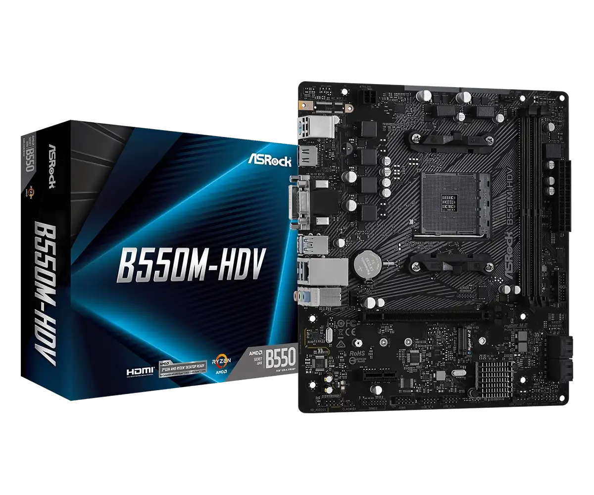 ASRock B550M-HDV AMD AM4 ASRock B550M-HDV AMD AM4