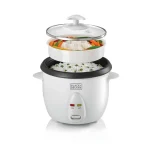 BLACK & DECKER 1.0 Ltr. Non Stick Rice Cooker with Glass Lid