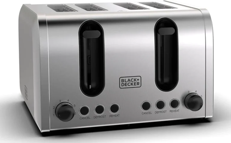 BLACK & DECKER 4-Slice Toaster 2100W Double-Sided Heating