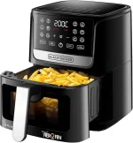 ⁦قلاية هوائية BLACK & DECKER 4.5L Air Fryer 12-in-1 4.5L 1500W LED⁩ - الصورة ⁦3⁩