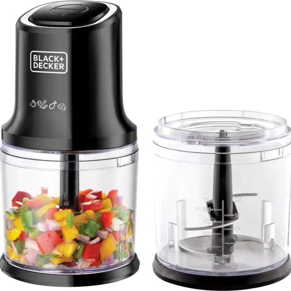 BLACK & DECKER 500W VERTICAL CHOPPER WITH EXTRA BOWL