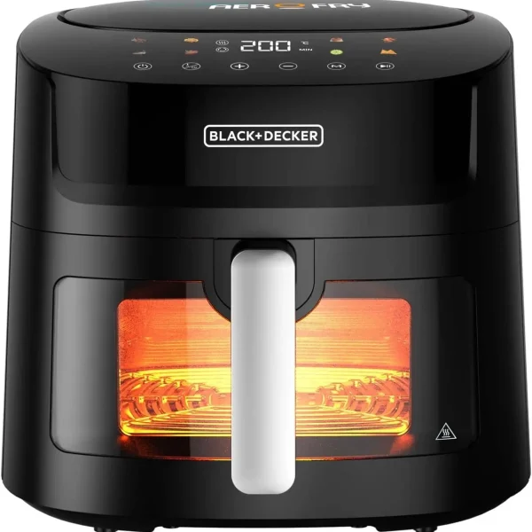 BLACK & DECKER 8-in-1 Digital Air Fryer 7.2L 1800W LED Touch
