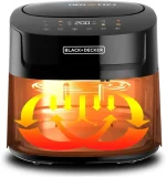 ⁦قلاية هوائية BLACK & DECKER 8-in-1 Digital Air Fryer 7.2L 1800W LED Touch⁩ - الصورة ⁦3⁩