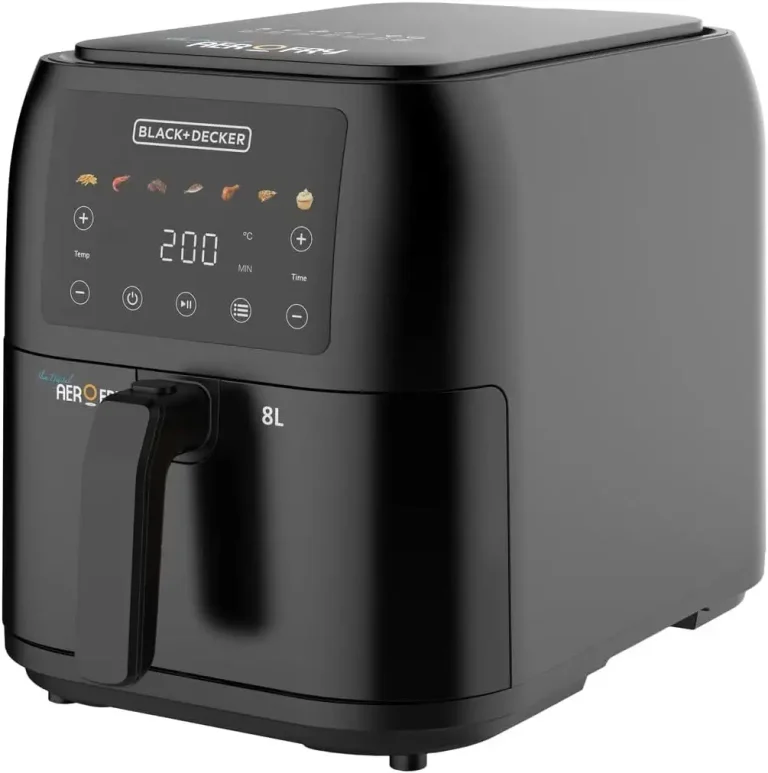 BLACK & DECKER Digital Air Fryer 1700W 8L Rapid Air