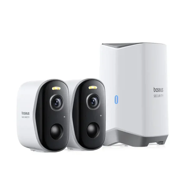 Baseus N1 Outdoor Security Camera 2K 2-Cam Kit