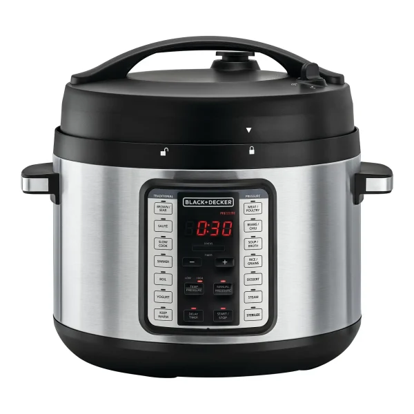 Black & Decker 10L EZ Smart Steam Pot Electric Pressure Cooker