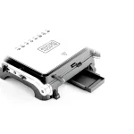 ⁦شواية وكابسة Black & Decker 1400W Contact Grill Fixed Plate⁩ - الصورة ⁦4⁩