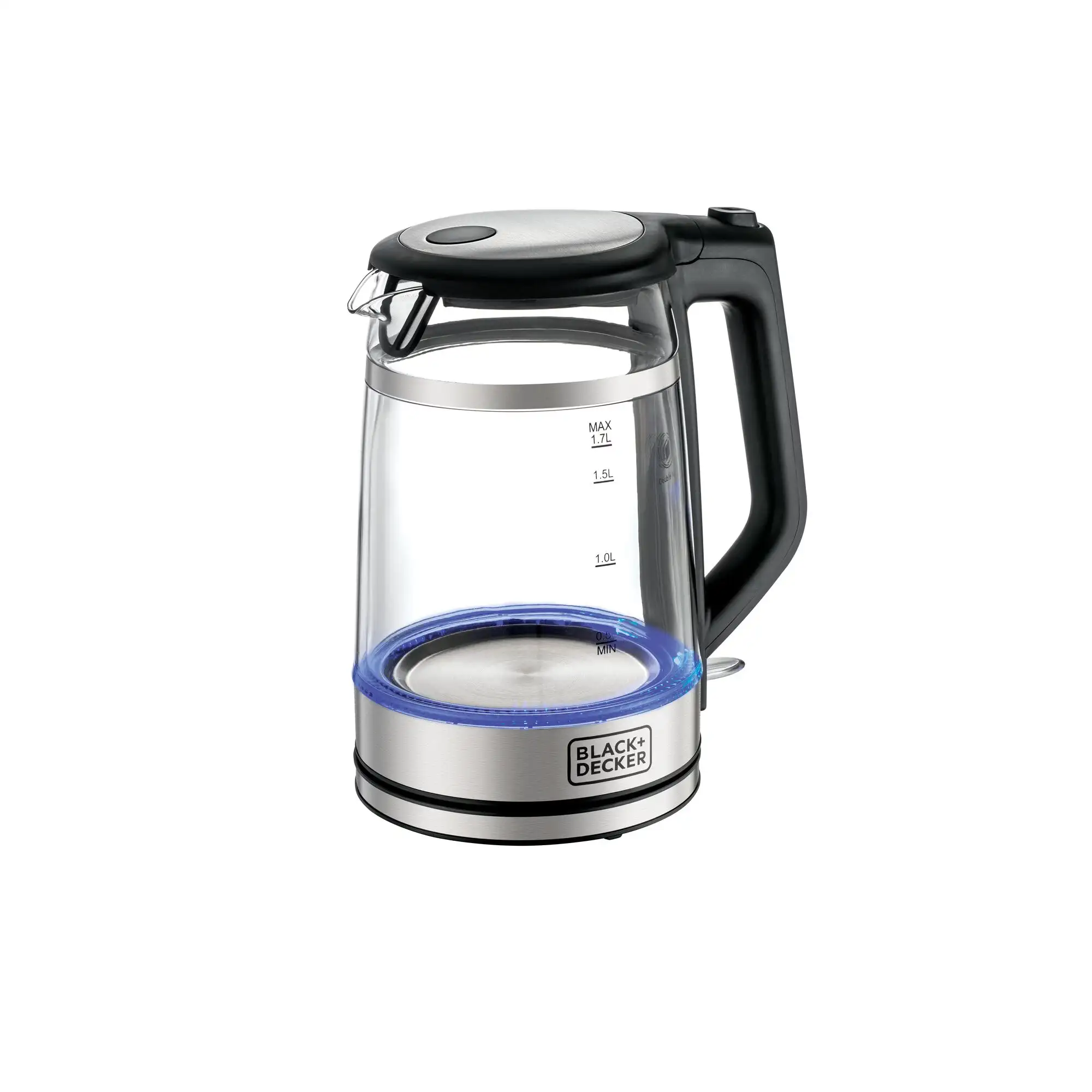 Black & Decker 2200W 1.7L Glass Kettle Double Wall Black & Decker 2200W 1.7L Glass Kettle Double Wall