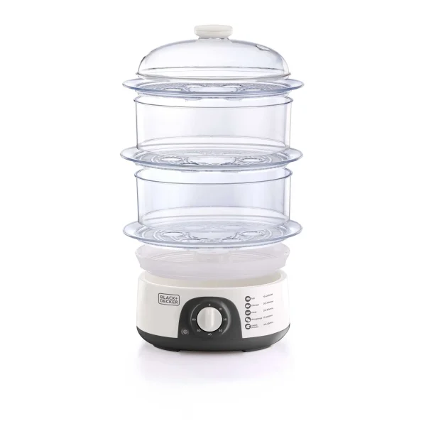 Black & Decker 3 Tier Food Steamer 10L 775W