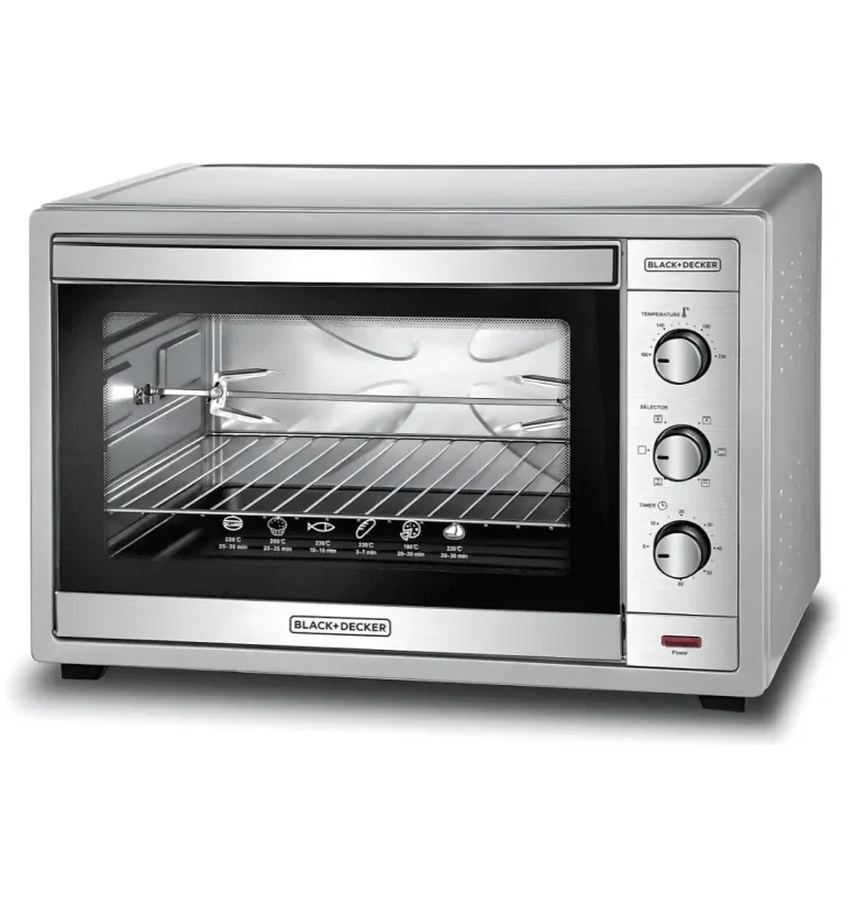 Black & Decker 62L Toaster Oven with Rotisserie & Double Glass Door