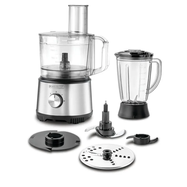 Black & Decker 800W Food Processor (Stainless Steel)