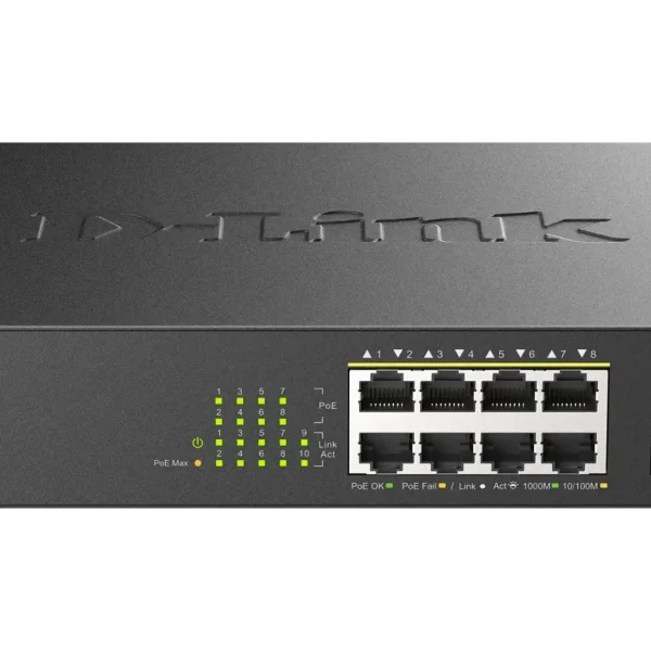 D-Link 10-Port Gigabit PoE Switch DGS-1010MP