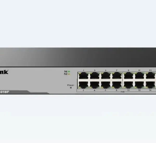 D-Link 16 Port Gigabit Unmanaged POE Switch with 2 SFP ports 250 watts DGS-F1016P