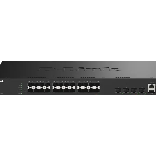 D-Link 24-Port Gigabit Stackable Smart Managed Fiber Switch DGS-1530-28S