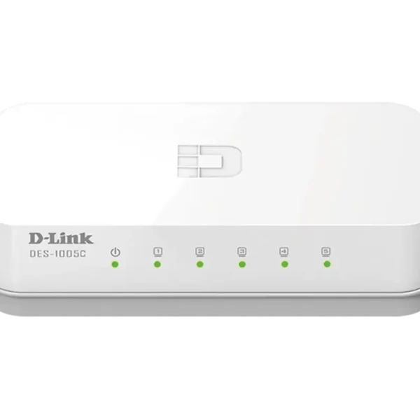 D-Link 5-Port Fast Ethernet Unmanaged Switch DES-1005C