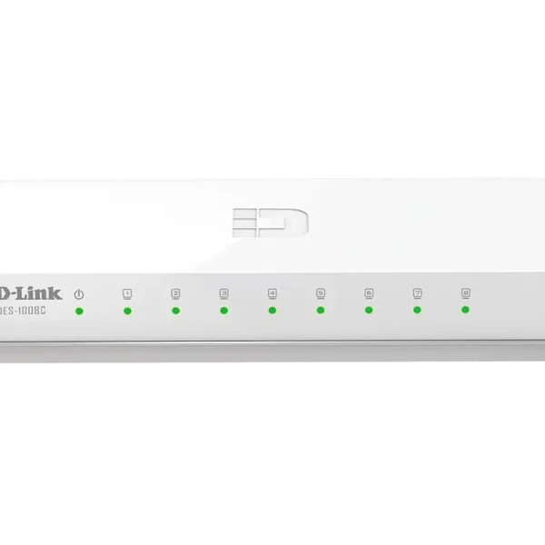 D-Link 8-Port Fast Ethernet Unmanaged Switch DES-1008C