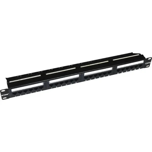 D-Link Cat6 UTP Loaded Patch Panel NPP-C61BLK241