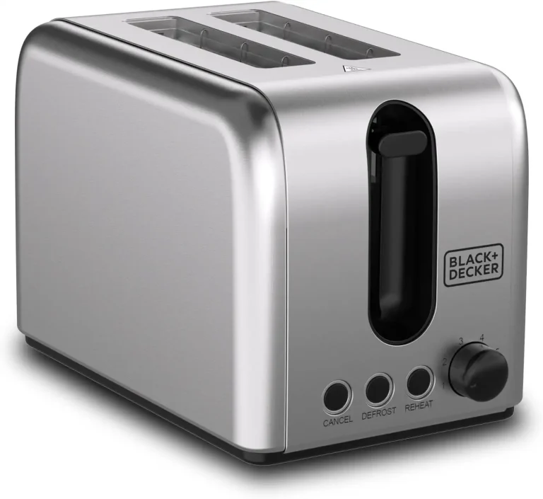 BLACK & DECKER Toaster 2-Slice 1050W Stainless Steel
