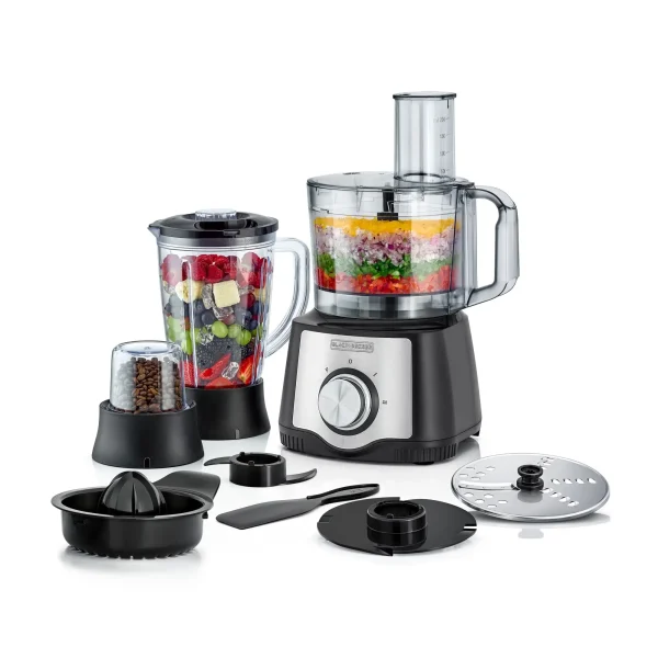 Black & Decker 600W Food Processor 29 Functions