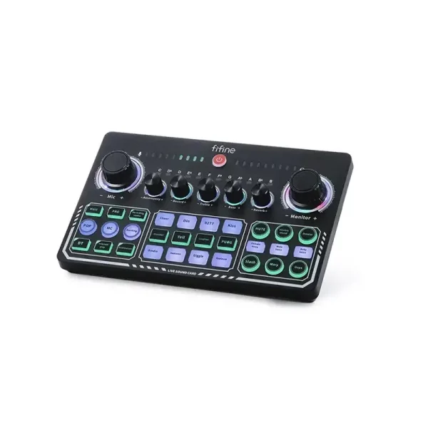 Fifine SC6 Wireless Desktop Sound Mixer Streaming