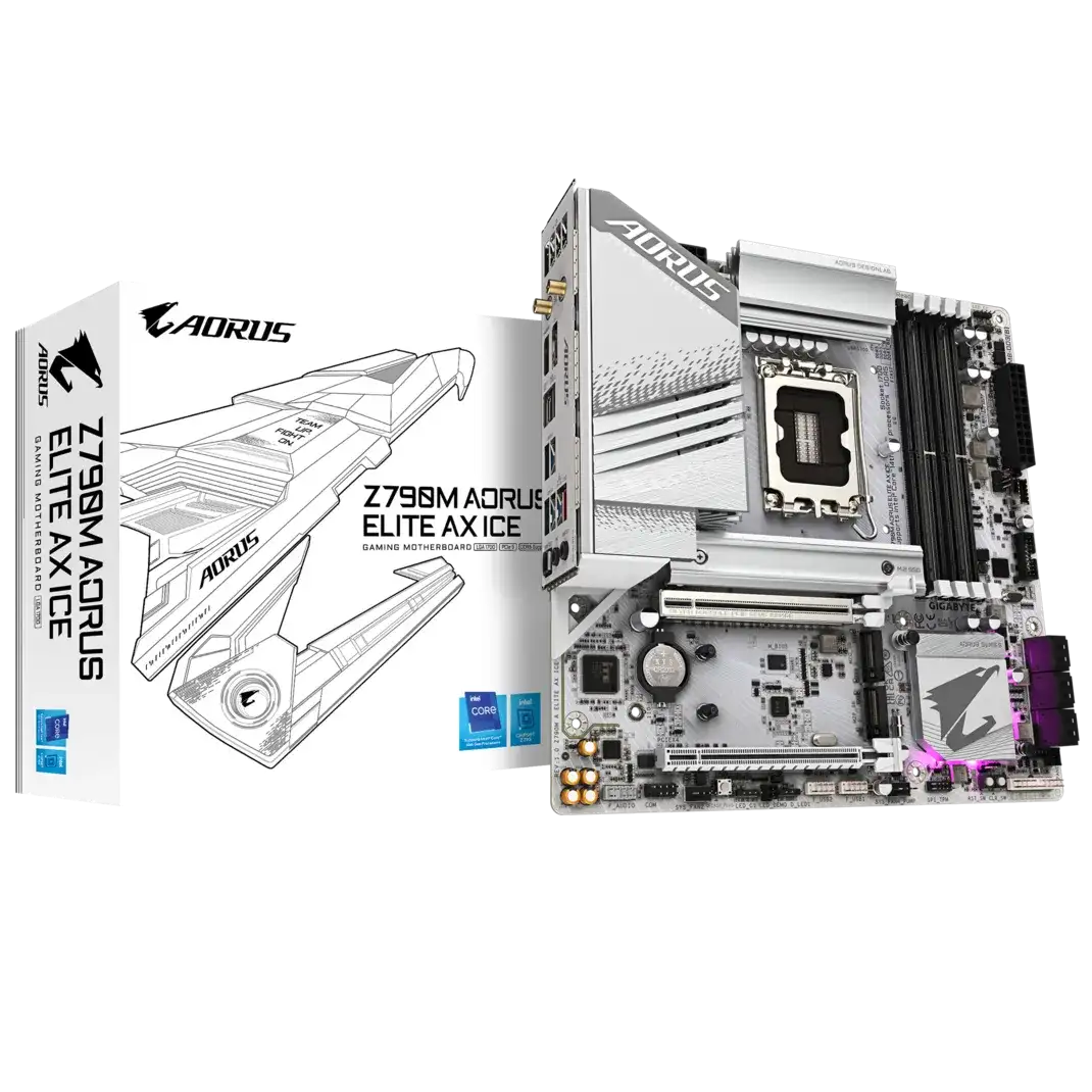 Gigabyte Z790M AORUS ELITE AX ICE Intel Gigabyte Z790M AORUS ELITE AX ICE Intel