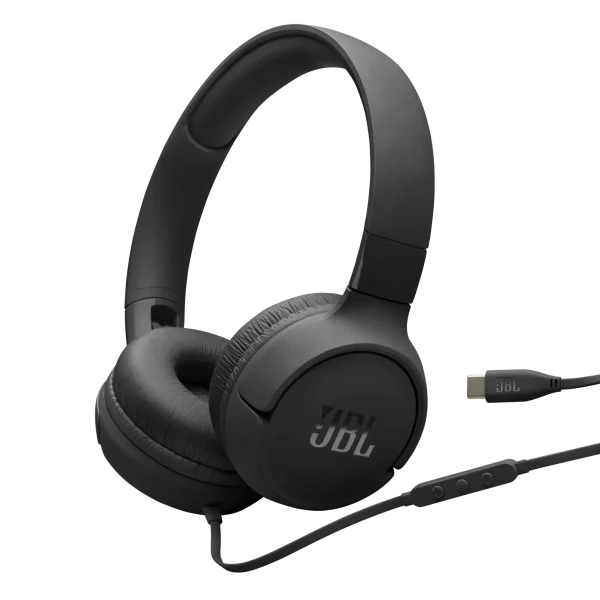 JBL Tune 520C USB-C Hi-Res Wired On-Ear Headphones
