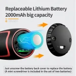 ⁦مفك براغي كهربائي KALEI Electric Machine Screwdriver Power 3.6V⁩ - الصورة ⁦3⁩