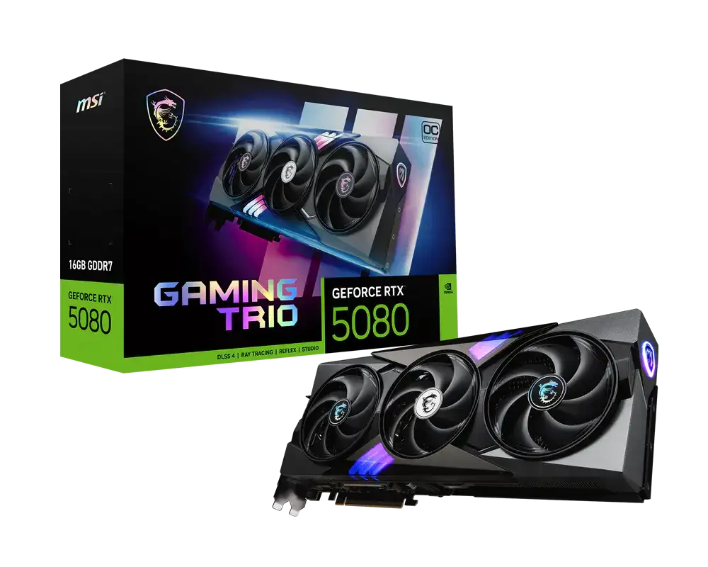 MSI GeForce RTX 5080 16G GAMING TRIO OC MSI GeForce RTX 5080 16G GAMING TRIO OC