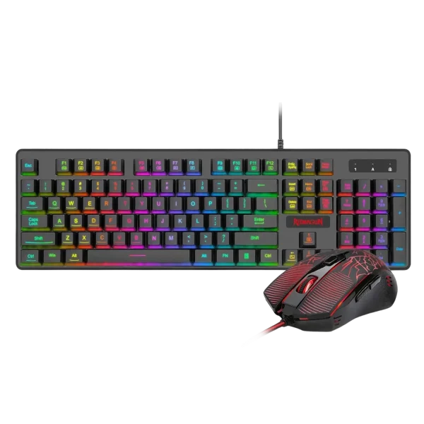 Redragon S107-BA Gaming Keyboard & Mice Combo Wired