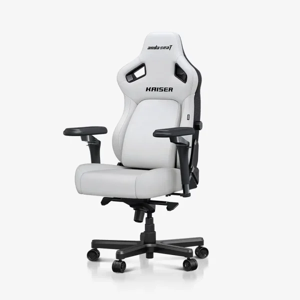 AndaSeat Cloudy White Kaiser 4 6D Armrest Gaming Chair