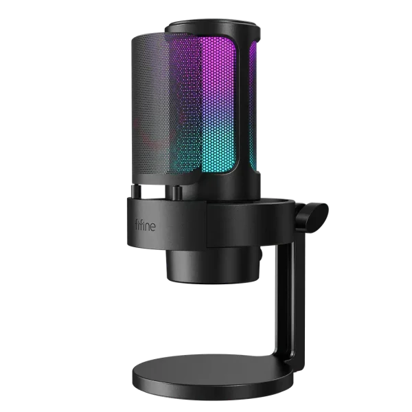 FIFINE AmpliGame A8 USB Condenser Microphone with RGB
