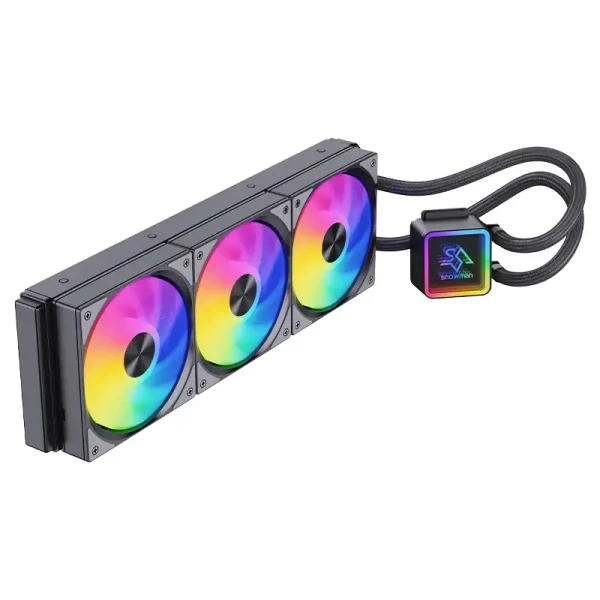 SNOWMAN KS360 Liquid CPU Cooler LCD TL-360 ARGB