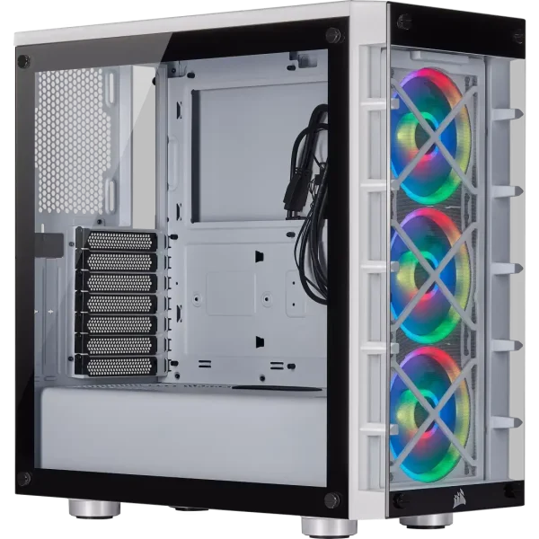 Corsair iCUE 465X RGB Mid-Tower ATX Smart Case With 3Fans