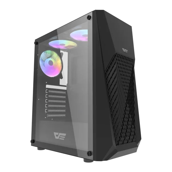 DarkFlash DK150 ATX PC Case Tempered Glass With 1 Fan
